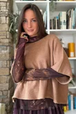 Tiby Cashmere Touch Layering Top Baroque Country Bloom Chocolate
